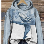 Oversized Drape Cardigan Hoodie Sweatshirt