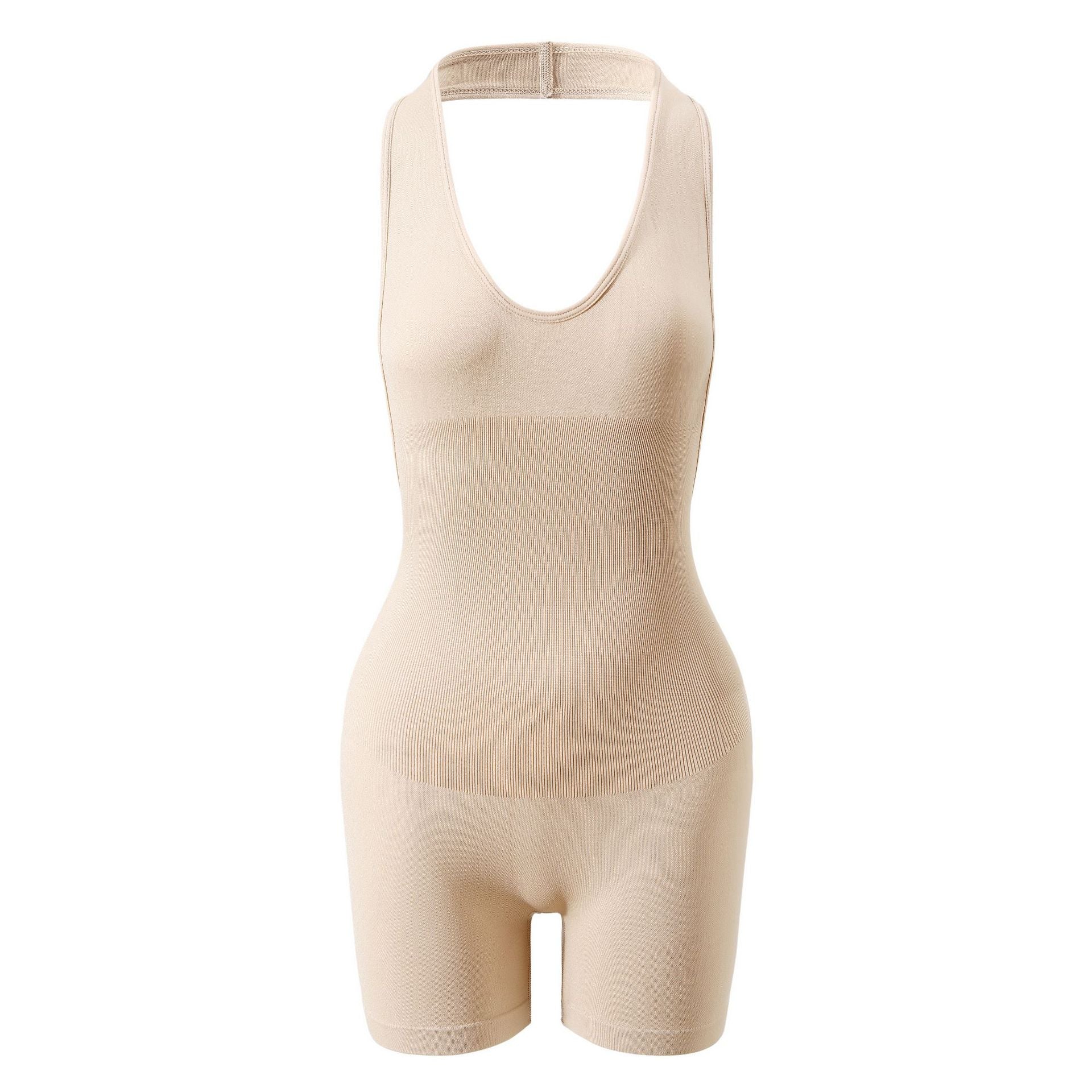 Plus Size Backless Shaping Bodysuit & Waist Cincher