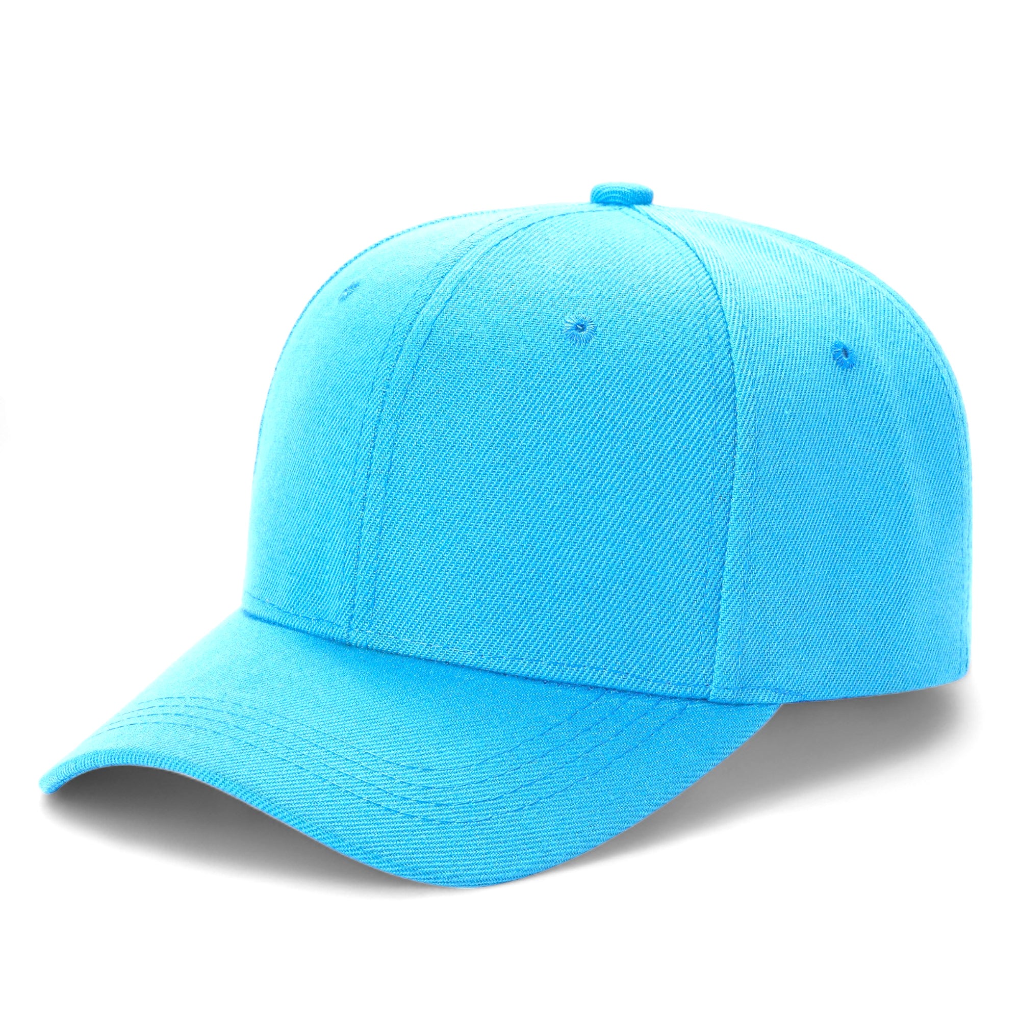 Unisex Premium Adjustable Baseball Cap – Solid Plain Color with Curved Visor