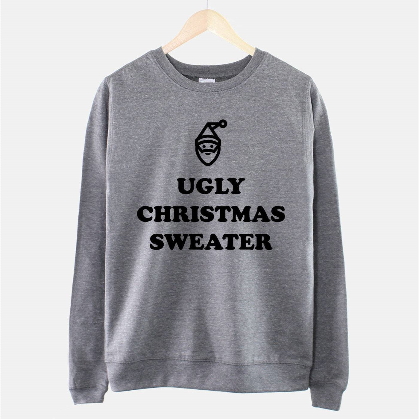 Women's Ugly Christmas Sweater Sweatshirt Bah Humbug Funny