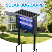 Solar-Powered Outdoor Insect Killer – 4500V Electric Shock, Wireless Portable Design with Panel Sensor, Moth and Fly Trap for Home, Patio, and Backyard