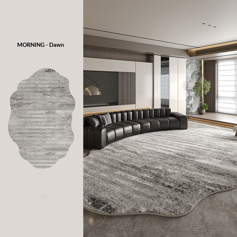 Minimalist Light Luxury Stain-Resistant Rug - Non-Slip, Easy Clean for Living Room