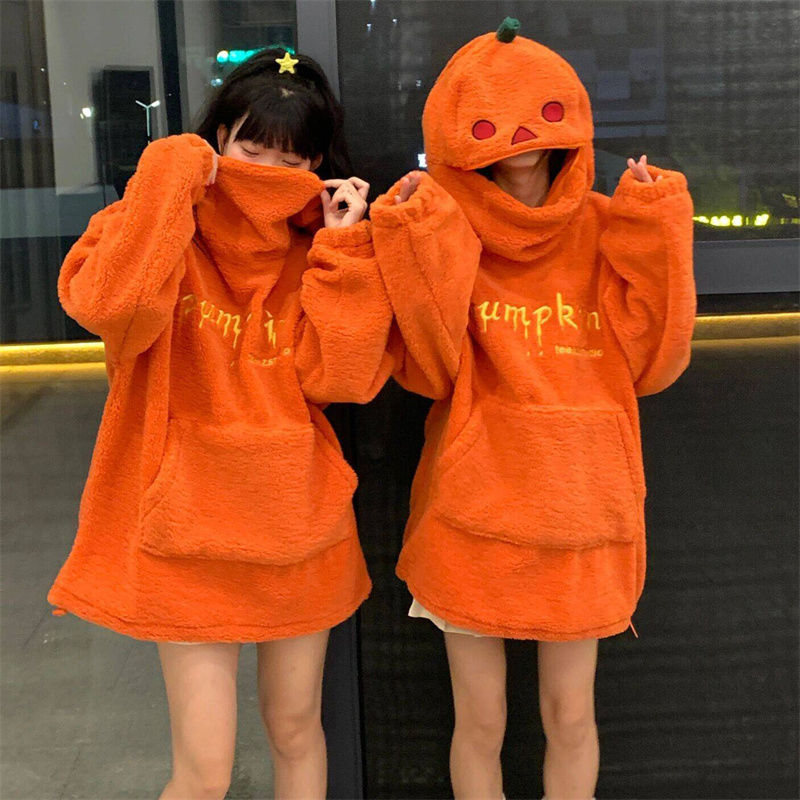 Cozy Retro Lambswool Hooded Sweatshirt for Men & Women