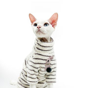 Cozy Fleece Sweater for Hairless Cats & Kittens