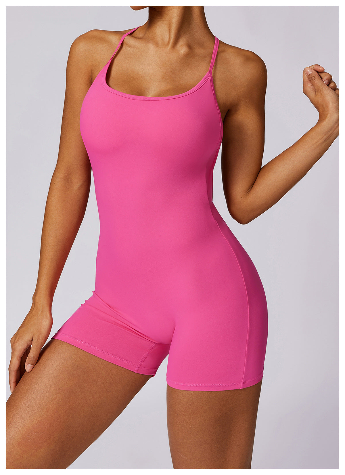 Women's Quick-Dry Seamless Fitness Jumpsuit