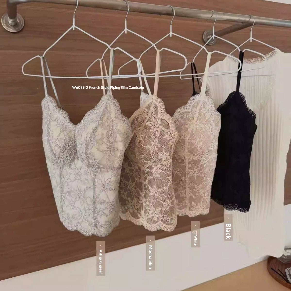 Lace Camisole Womens Wireless Beautiful-Back Bra