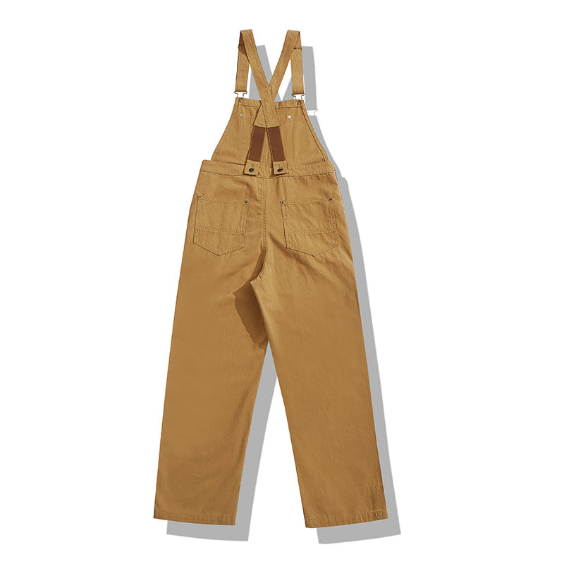 Japanese Workwear Canvas Overalls for Casual Style