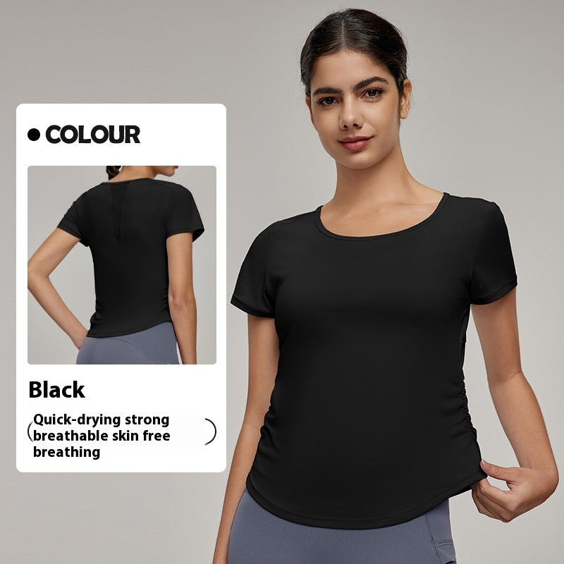 Mesh Stitching Breathable Exercise Top