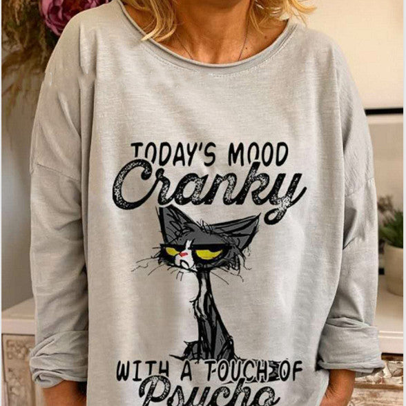Women's Dynamic Print Loose Sweatshirt