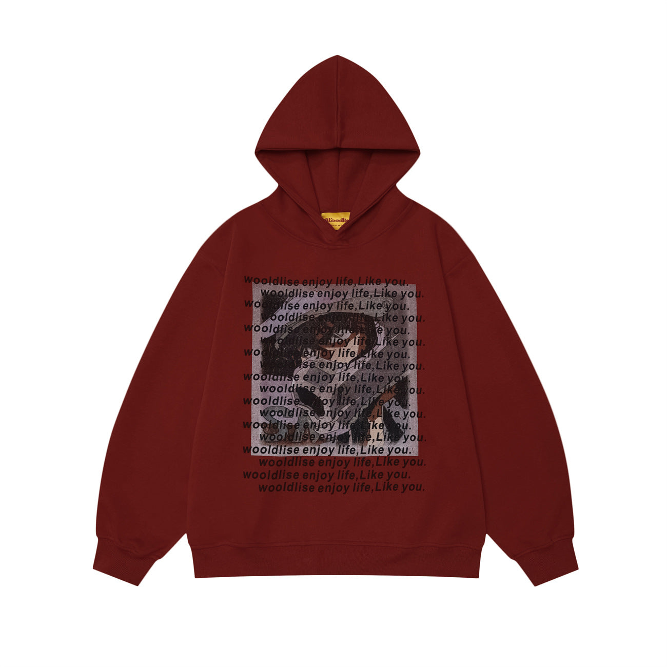 Women's Retro Loose Hooded Sweatshirt