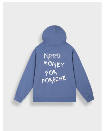 Cozy Letter Print One-Shoulder Pullover Sweatshirt