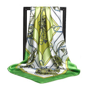 Chain Print Square Scarf for Women