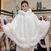 Cozy Solid Color Flannel Cloak