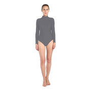 Women's Short Small Turtleneck Dancing Dress Back Zipper Tights