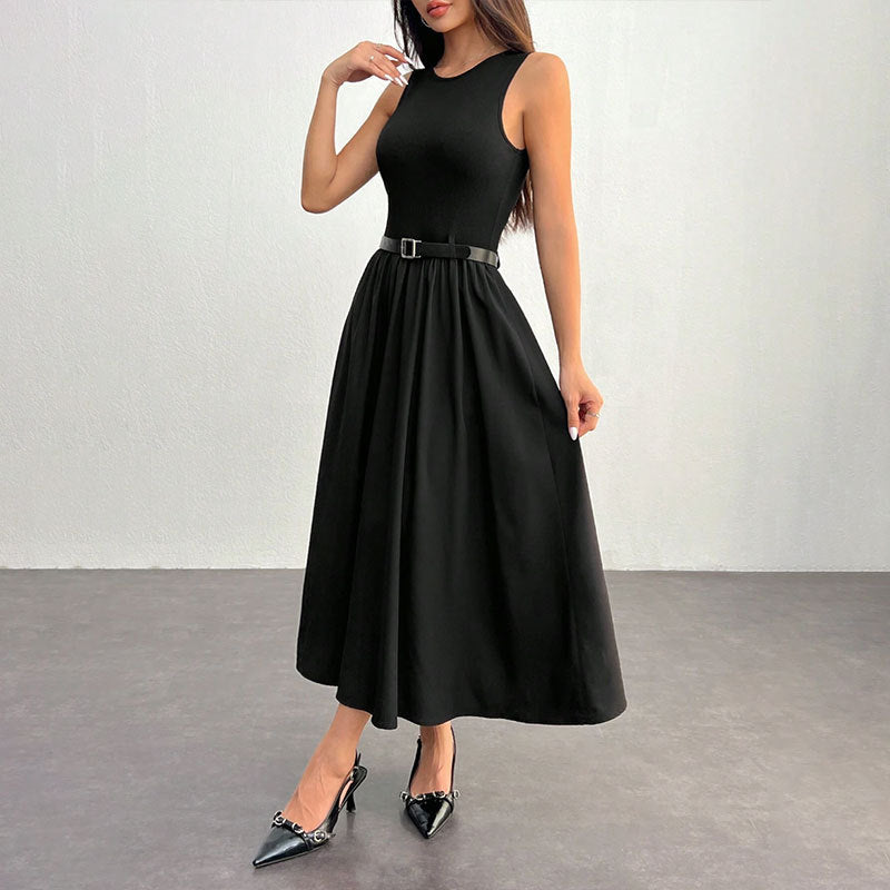 Sleeveless Dress Casual and Versatile Womens Wear
