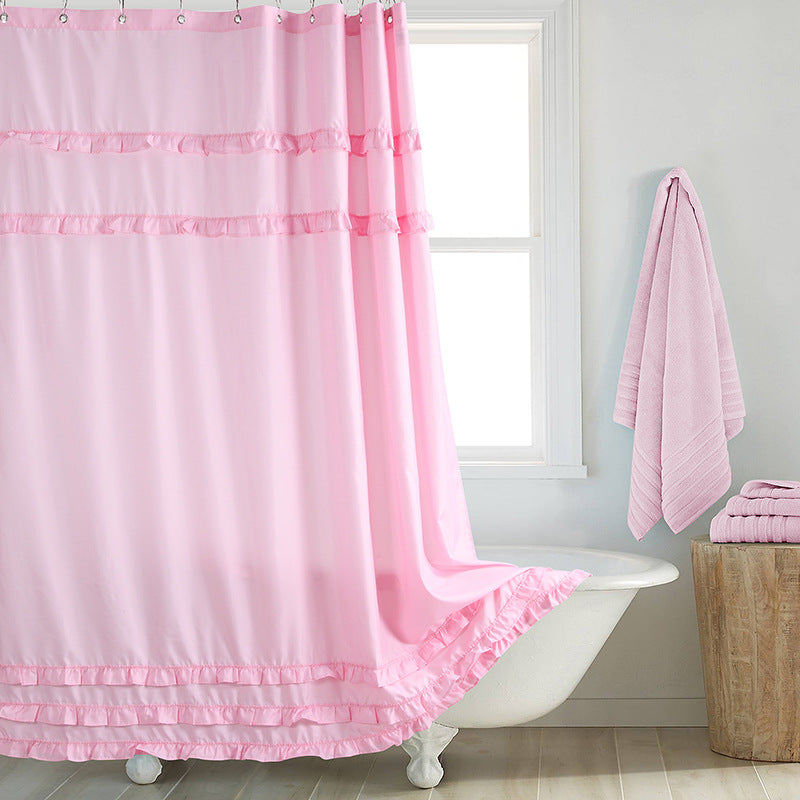 Fashion and Environment-friendly Polyester Fabrics Thickened Shower Curtain