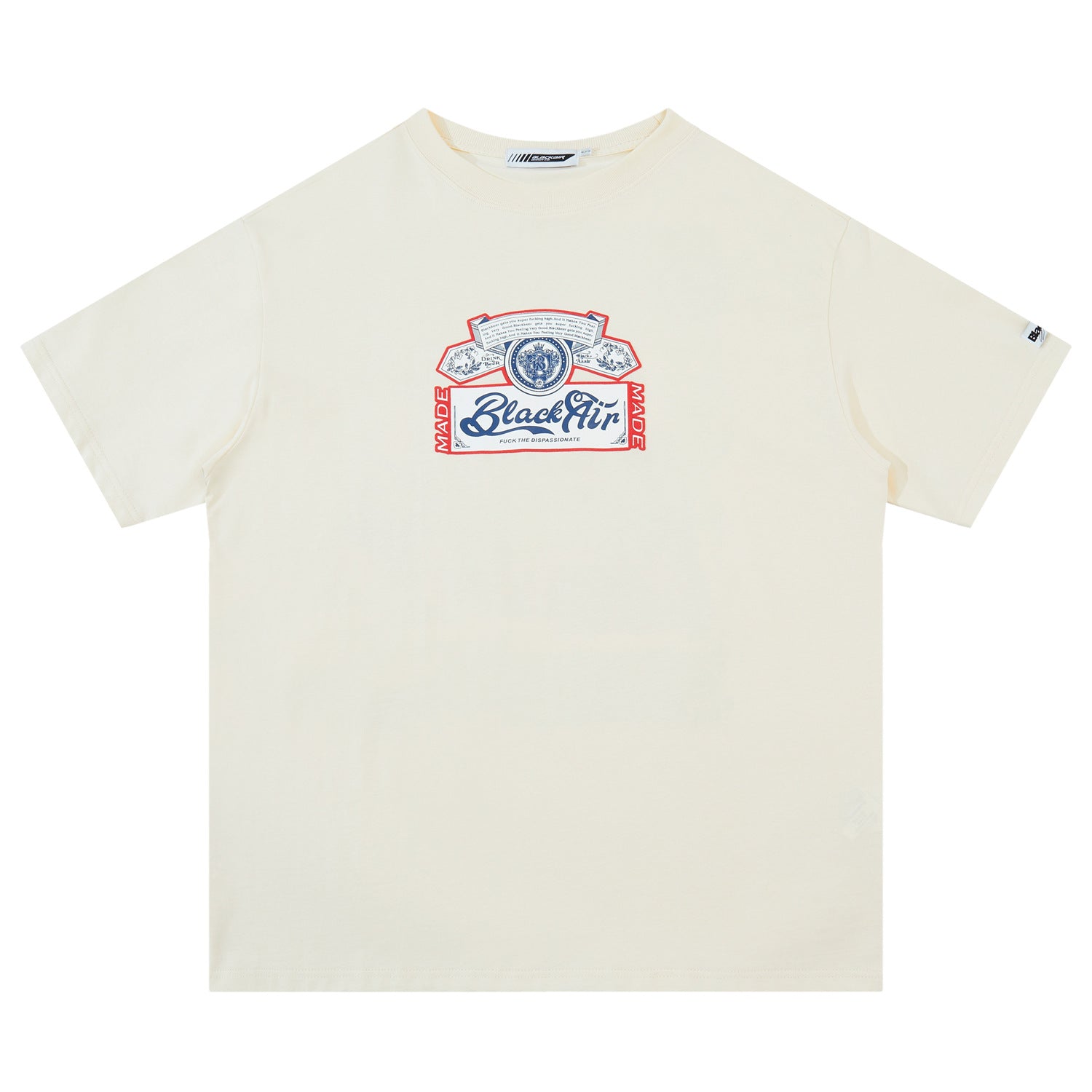 Men's Vintage Beer Print Streetwear Graphic Tee