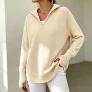 Long-sleeve Half-zip Top for Women