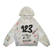 Vintage Heavy Wash Graphic Hoodie for Women
