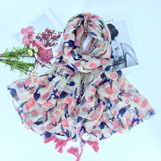 Add a Touch of Nature with this Vibrant Bird Scarf