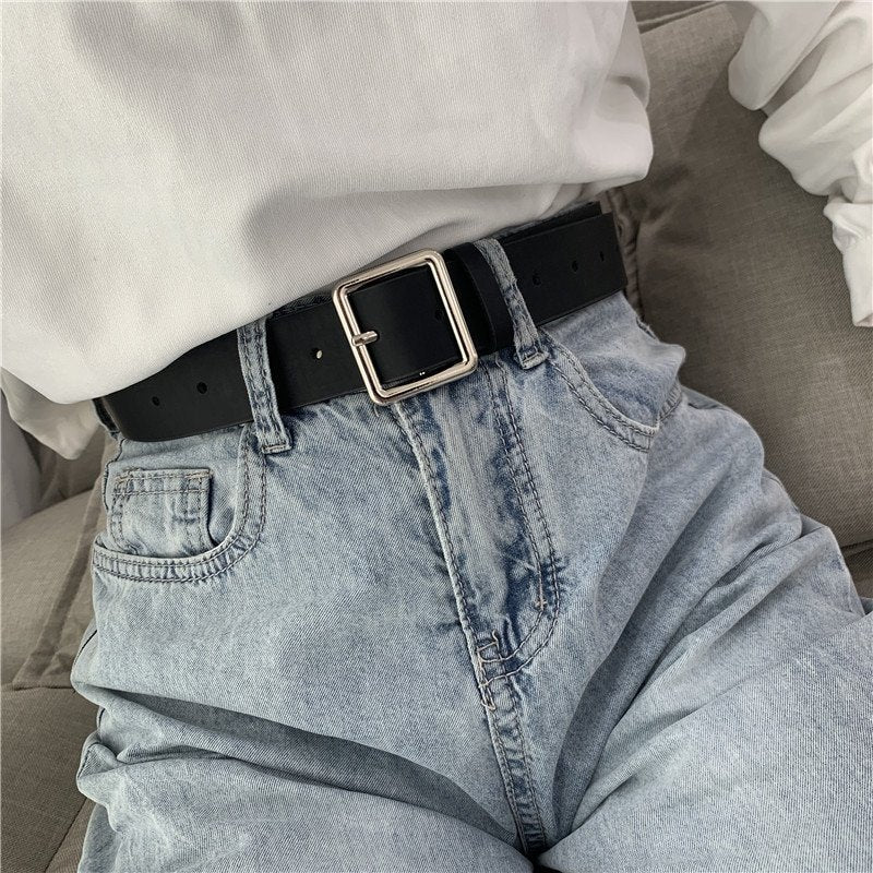 Geometric Pattern Student Belt for Women