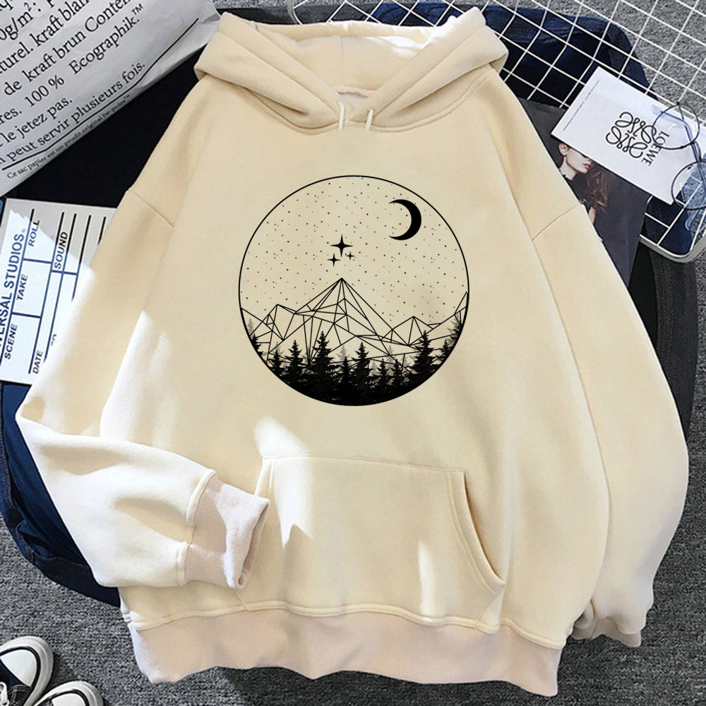 Gothic Aesthetic Women's Hoodie | Retro Streetwear Pullover