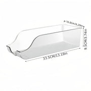Transparent Acrylic Stackable Storage Box – Angled Design for Soda Cans and Energy Drinks