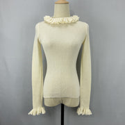 Chic Ribbed-neck Stand-collar Knitted Bottoming Shirt