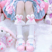 Pastel Pink Lolita Socks for Women