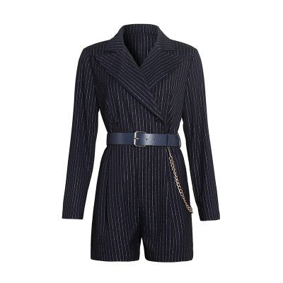 Slim Striped Jumpsuit