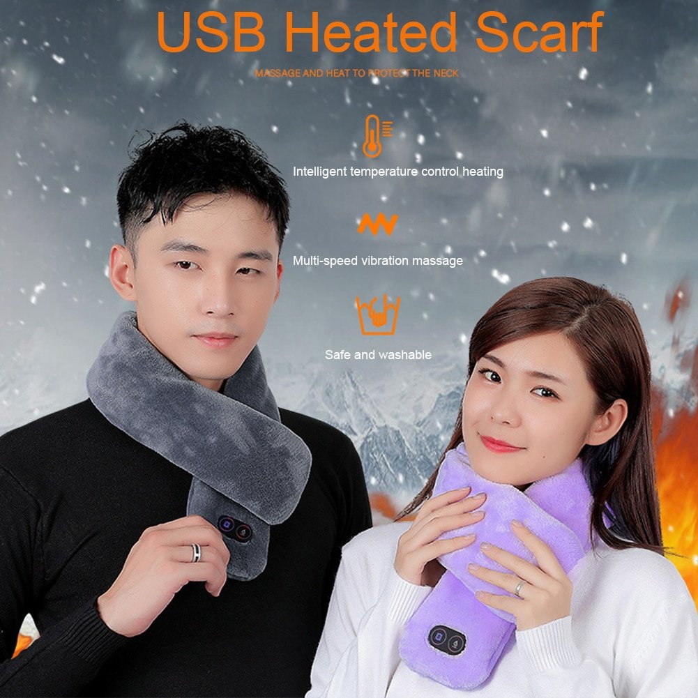 Relieve Neck Pain with Smart Heating Massage Wrap
