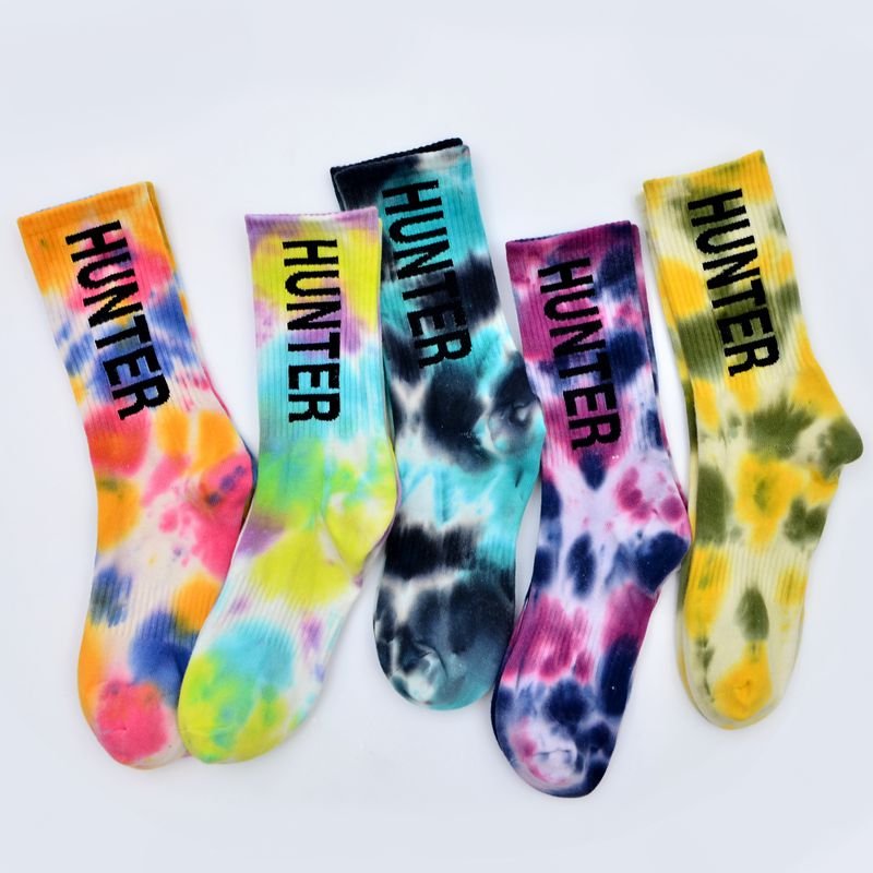 Vibrant Tie-Dye Socks for Men and Women