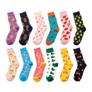 Moisture Wicking Flower Socks