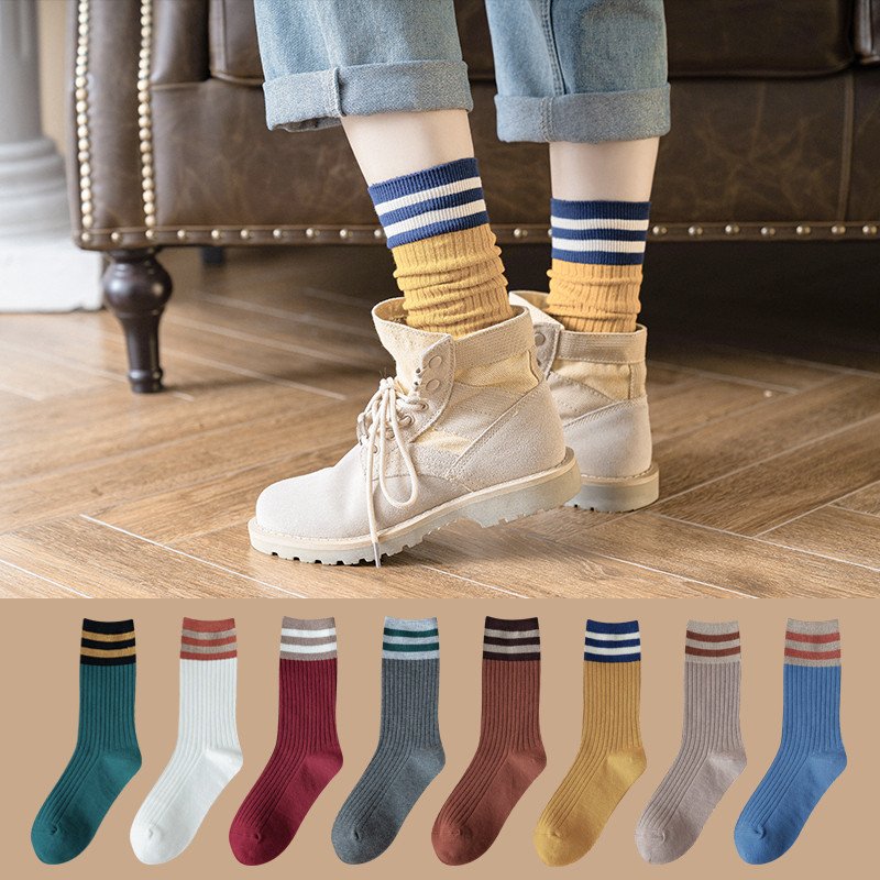 Cozy Velvet High-Top Socks for Women