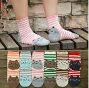 Cozy Autumn Cartoon Socks for Women