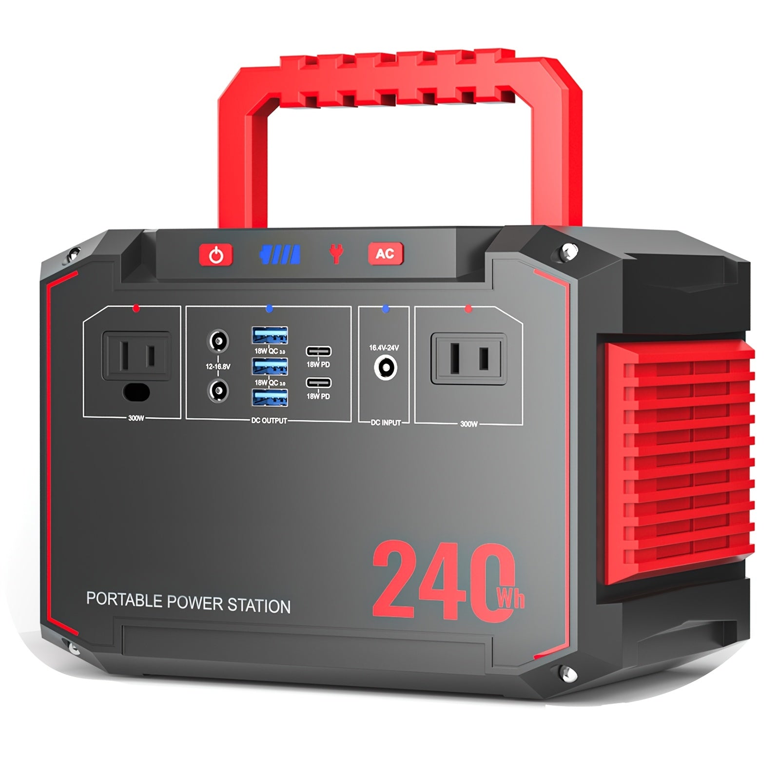 350W/150W Peak Solar Generator Portable Power Station with 40W/30W/21W Solar Panels Included, 240Wh/111Wh/88.8Wh Solar Power Bank AC DC USB Ports for Camping Tents, Emergency Outdoor Home Use...