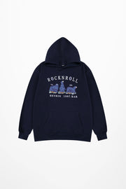 Retro Plush Oversized Winter Hoodie for Women