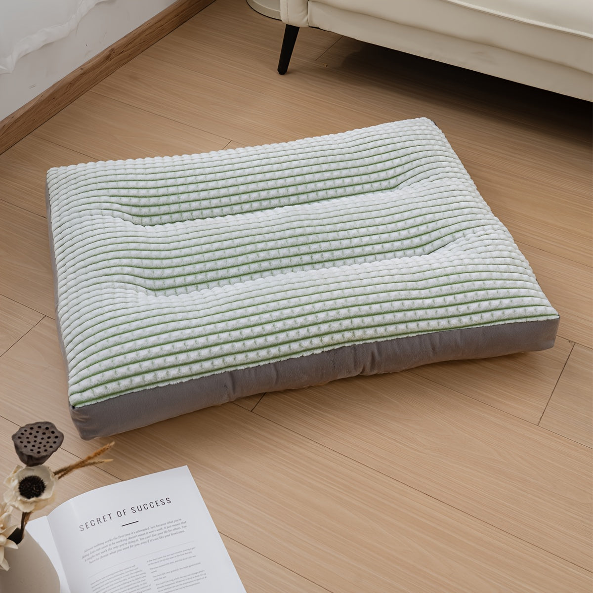 Extra Large Dog Bed - Non-Slip Plush Mattress With Soft Cushioned Surface, Extra Large Xxl Xxl Pet Bed For Medium Small Dogs, Puppies, Cats, Large Breeds - Heavy-Duty Polyester, Washable & Durable...