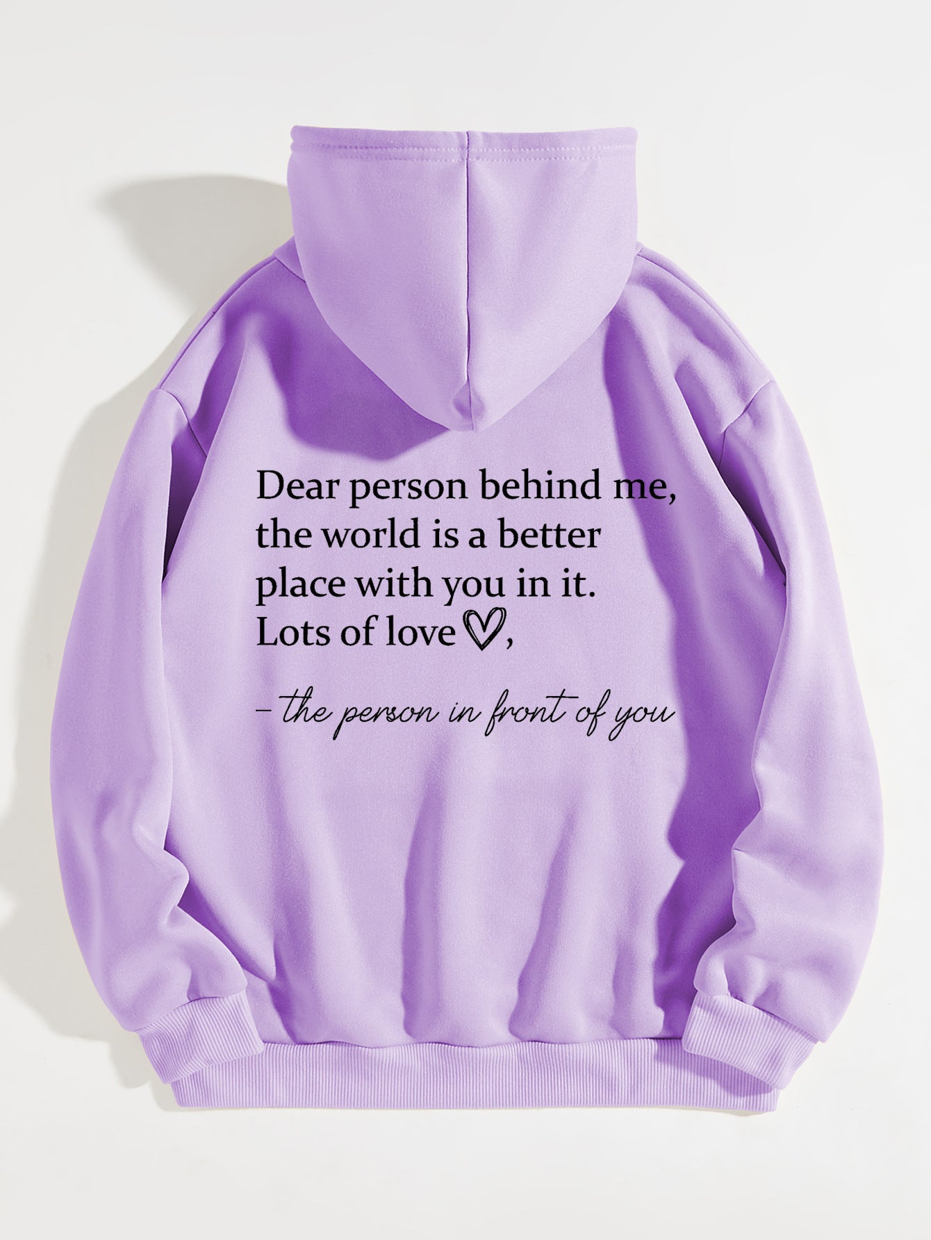 Dear Person Behind Me Positivity Hoodie Sweatshirt