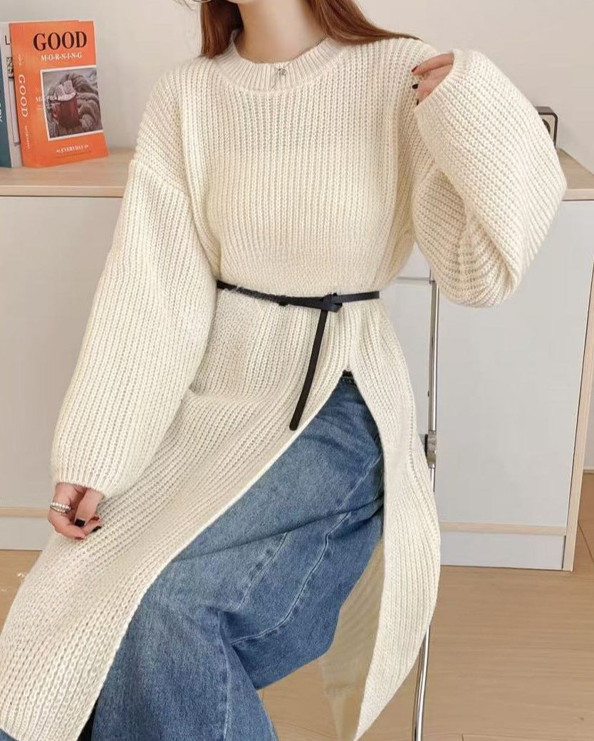 Winter Outfit a Full Set of French Retro Dresses for Women