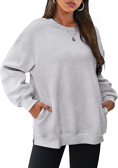 Oversized Velvet Long Sleeve Pullover Sweatshirt