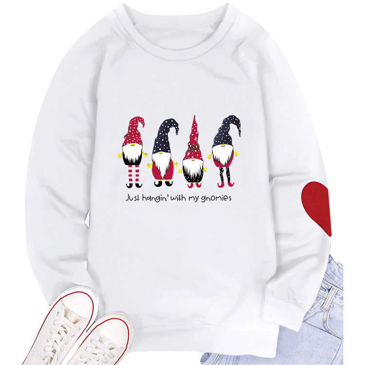 Women's Round Neck Arm Love Sweater