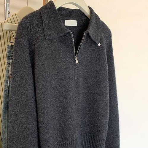 Lapel Small Sweater Outerwear Top Women