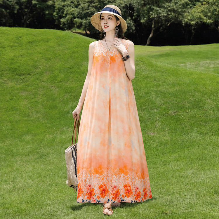 New Cotton-silk Dress for Women