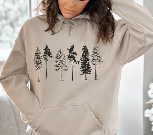 Retro Streetwear Casual Hoodie for Autumn and Winter
