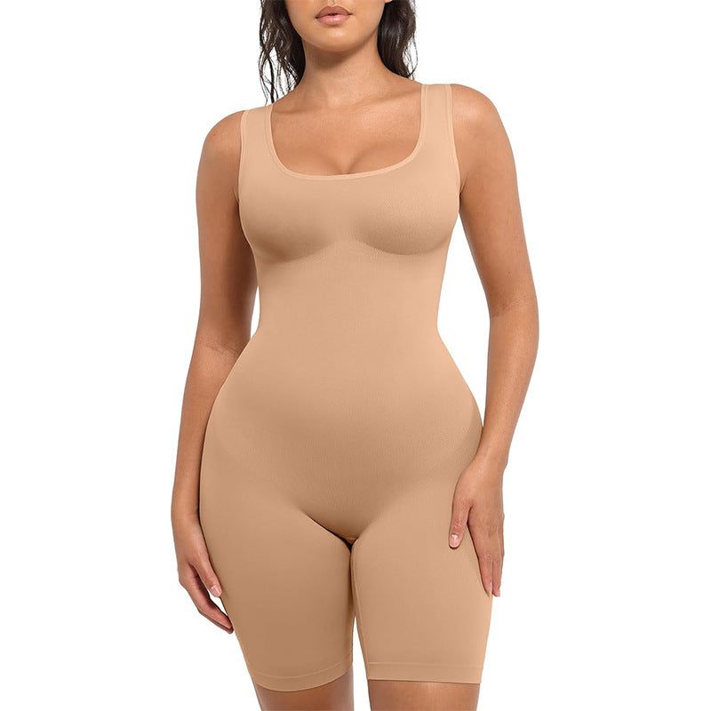 Seamless Body Shaper Jumpsuit & Hip-Lift Corset