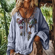 Short Sleeve Jacquard Long Sleeve Flattering Batwing Blouse Shirt