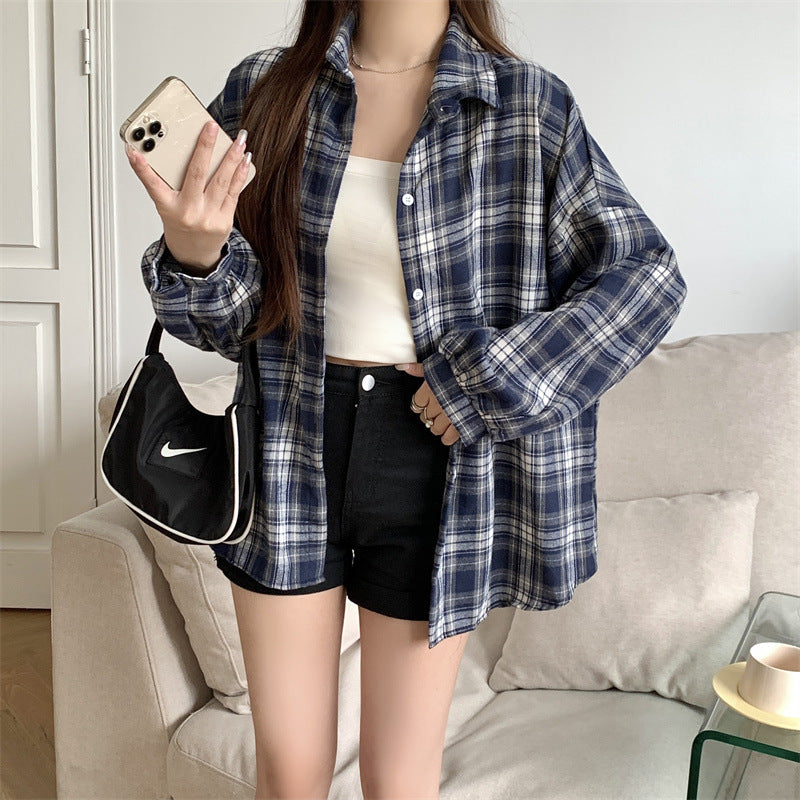 Idle Style All-match Lantern Long Sleeve Shirt Coat
