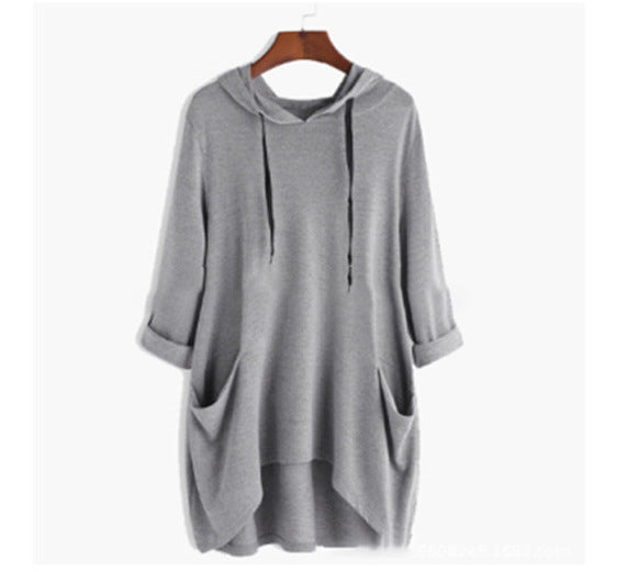 Women's Cozy Cashmere Hooded Pullover T-Shirt