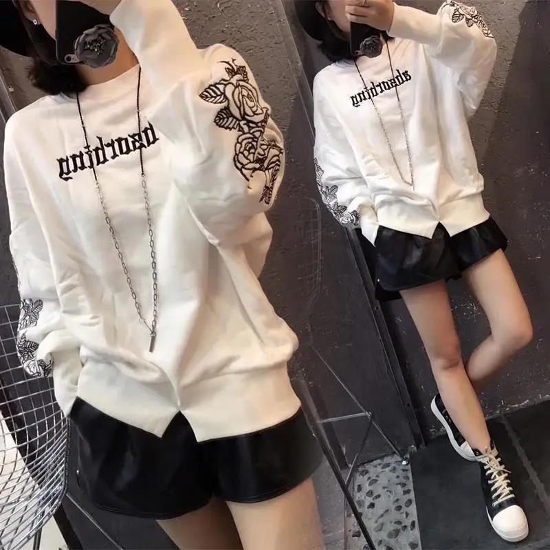 Women's Loose Cotton Plus Size Sweater